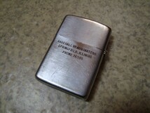 ZIPPO スポーツ ベースボール 両面加工 1947年製 3バレル ニッケルシルバー ビンテージ_画像2