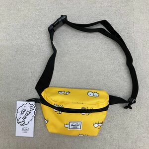 新品　Herschel Supply シンプソンズ　ボディバッグ　ウエストポーチ　リサ　ハーシェルサプライ　イエロー