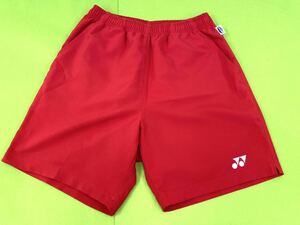 13* prompt decision * Yonex * shorts * size S(UNI man and woman use size standard )* red *be leak -ru* used *YONEX* badminton * tennis *