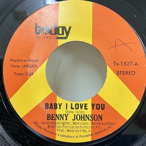 ★即決 7インチ Benny Johnson / Baby I Love You - Give It Up ts1527 d2682 米オリジナル、2曲入り7インチ 