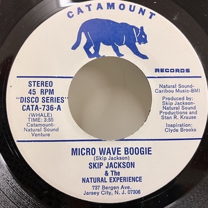 ★即決 7インチ Skip Jackson & The Natural Experience / Micro Wave Boogie CATA-736 d2760 米オリジナル