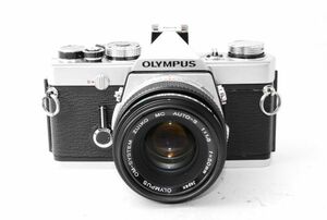 ★良品★ オリンパス OLYMPUS OM-1 ボディ + レンズ ZUIKO AUTO-S 50mm F1.8 ★シャッター全速 露出計 完動★ #H33140-150