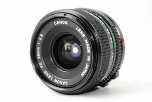 ★極上美品★ キヤノン CANON NEW FD 28mm F2.8 MF オールドレンズ #J43080-105