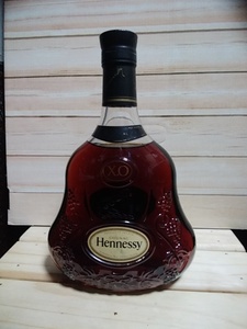 （古酒）　Hennessy　XO 　黒キャップ 　クリアボトル　700ml 　 40％ 　ヘネシー