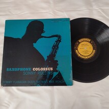 AO0301 美盤 オリジナル Sonny Rollins SAXOPHONE COLOSSUS PRLP7079 Prestige ソニー・ロリンズ RVG 深溝 DG NYC_画像1