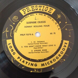 AO0301 美盤 オリジナル Sonny Rollins SAXOPHONE COLOSSUS PRLP7079 Prestige ソニー・ロリンズ RVG 深溝 DG NYCの画像8