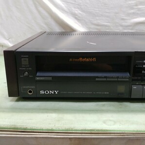 ☆動作品☆ SONY/ソニー ハイバンドベータ ビデオデッキ Betamax SL-HF500 の画像2