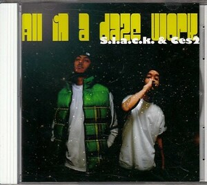 【S.L.A.C.K&CES2/ALL IN A DAZE WORK】 5lack/SLACK/CD/検索punpee down north camp