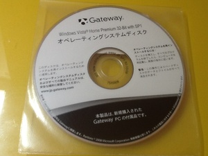 Windows Vista Home Premium 32-bit @未使用品@ Gateway/eMachines