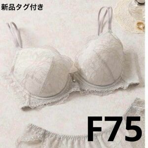 【新品タグ付】ワコール Wing ウイング レシアージュ ブラジャー F75 白 匿名配送