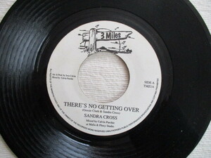 SANDRA CROSS 7！THERE'S NO GETTING OVER, UK 7インチ EP, 高品質 LOVERS, 美盤