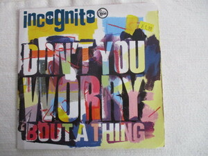 INCOGNITO 7！DON'T YOU WORRY 'BOUT A THING, STEVIE WONDER, UK EP, 美盤