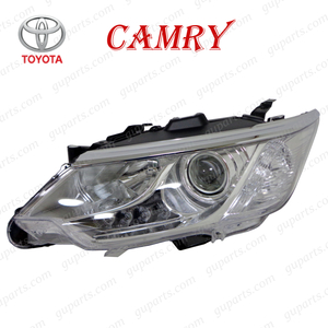 トヨタ カムリ AVV50 ハイブリッド H26.9～H29.7 後期 左 ヘッド ライト ランプ HID LED 81185-33A11 左側通行用 日本光軸