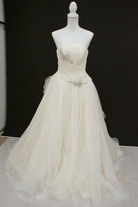 * special sale * free shipping *4980 jpy uniformity #O-219-53# used * wedding dress * eggshell white | salmon series / size display none / flexible 
