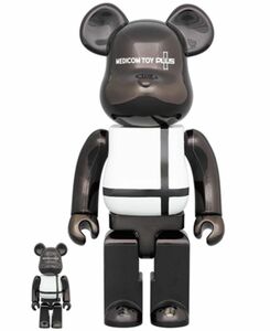 BE@RBRICK MEDICOM TOY PLUS BLACK CHROME Ver. 100％ ＆ 400％ 正規品