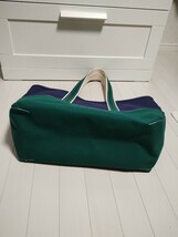 L.L.Bean × BEAMS PLUS 別注 Deep Bottom Deluxe Boat and Tote Large ほぼ未使用 Navy Green ビームス別注 エルエルビーン トートバッグ_画像6