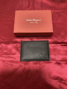 新品　未使用　FERRAGAMO フェラガモ ブラック BLACK カードケース