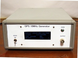 GPS　10MHz基準発振器　（自作）