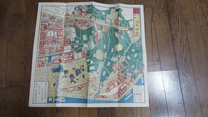 浅草絵図　今戸　箕輪　 地形図　地図　資料　51×48cm　寛永　復刻　イタミ　　B2403　