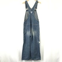 日本製/ビッグジョン/BIG JOHN★デニムオーバーオール【メンズM/ウエスト72-80cm/股下78cm】ペインター/サロペット/ジャンプスーツ◆pBH576_画像3