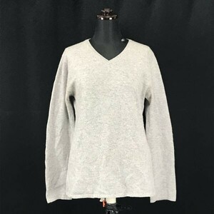 GALERIE VIE/ギャルリーヴィー★カシミヤ100％/ニットセーター【women’s size -M/グレー】トゥモローランド製/Sweater◆BG939