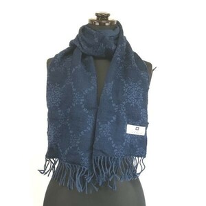 GIVENCHY★マフラー/ストール【140×32/青/Blue/花柄】Scarf◆CM77