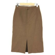 Made in Italy★HERNO/ヘルノ★膝丈ウールスカート【Women's size-L/42/ベージュ/Beige】Vintage/Skirts◆BG981_画像2