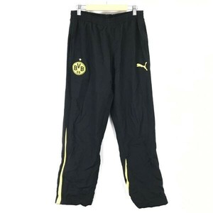 プーマ/PUMA★BVB09 /ブンデスリーガ/ドルトムント/ジャージ/サッカーパンツ【メンズUK-S/股下78cm/黒】Dortmund/Pants/Trouser◆pBH591