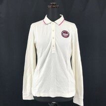 Munsingwear★ゴルフ/長袖ポロシャツ【women’s size -M/白/white】Tops/Shirts◆BH70_画像1