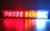 LED テールランプ DC12V/24V汎用1個 バイク トレーラー トラック ライト トレーラー フォークリフト ウインカー ブレーキ バック スモール_画像7