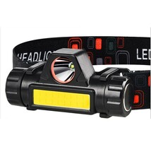 LED ヘッドライト USB充電 高輝度 ランプ 防災 防水 アウトドア レジャー キャンプ 登山 釣り 小型 軽量 ワークライト 作業灯 懐中電灯 2個_画像4