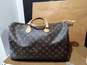 ◎ルイヴィトン　ボストンバッグ　LOUISVUITTON　ショッパー　内袋あり　横40.5cm 高さ23cm マチ19cm モノグラム シリアル AA0086