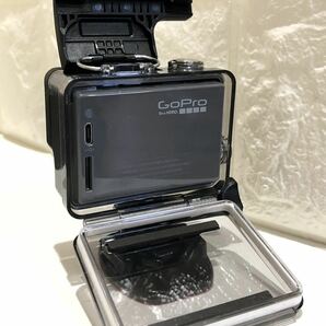 〒 GoPro HERO+ ゴープロ ウェアラブルカメラ Wi-Fi CHDHC-101 シリアルC3191024792234 通電確認済み アクションカメラ ブラック 取説ありの画像4