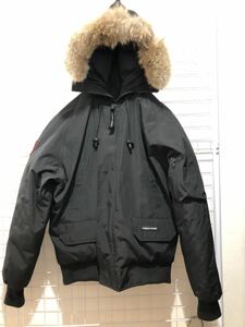 カナダグース チリワックボンバー ダウンジャケット メンズ ブラックS/Pサイズ 美品 CANADA GOOSE アウター 冬物 Chilliwack Bomber