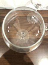O ヴーヴクリコ ワイングラス 3点おまとめ Veuve Clicquot 高さ205mm 口径50mm ステム約60mm ブランド刻印あり 専用箱なし グラス ワイン _画像3