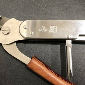 アルマー AL MAR 4×4 ツールメイト TOOL MATE マルチツールナイフ ケース付き 折りたたみナイフ アウトドア キャンプ 牛革 の画像6