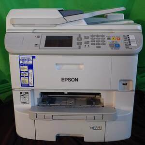 印刷数11,768枚 カラー印刷時ヘッド不良の為ジャンク EPSON PX-M860F インクジェット複合機 ( コピー/FAX/プリンタ/スキャナ)【WS3323J】