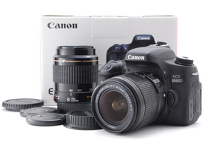 Canon キヤノン EOS 8000D ダブルズームキット 新品SD32GB付き