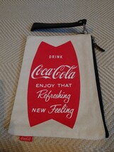 コカコーラポーチ小物入れ　タオル　Coca-Cola　正規品　送料350円セカンドバッグビンテージ_画像2