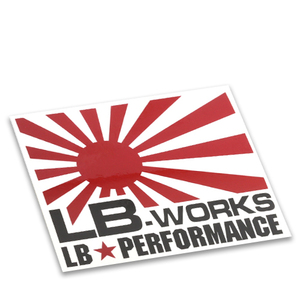 リバティーウォーク LB-WORKS small　Red/White 品番ST9-RW