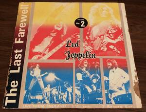 ★ブートLP★LED ZEPPELIN / The last farewell Volume No.2★2枚組・Fujiyo music XP-99★