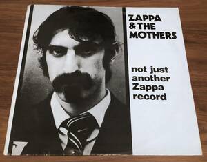 ★ブートLP★ZAPPA & THE MOTHERS / Not just another Zappa record★