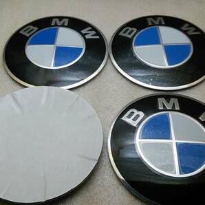 BMW 70mm 青白 ステッカー センターキャップ 4コ X6 X2 ALPINA E46 E39 E36 F30 X5 F10 3シリーズ 5シリーズ 1シリーズ X1 7シリーズ X3 Z4の画像1