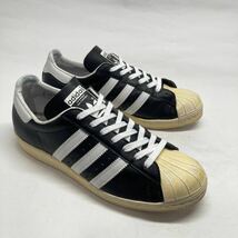 即決!限定! 12製 adidas superstar 80s MITA レザー 黒白 26.5cm Q21662 / アディダス スーパースター ミタ SS_画像2