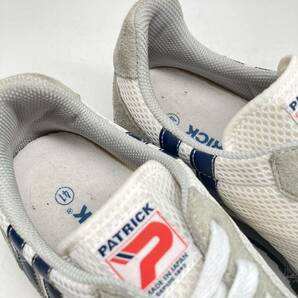 即決!限定! 日本製 PATRICK C-MARATHON 白 灰 紺 530300 サイズ 41 / パトリック クール マラソン ホワイト グレー ネイビーの画像7