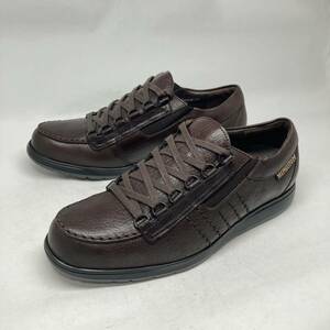  prompt decision! standard! MEPHISTO leather dark brown size EUR7 1/2 US8 comfort shoes /mefi -stroke 103011077