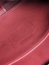 COACH コーチ オールドコーチ ワンショルダーバッグ レザー レディース レッド_画像9