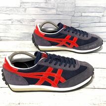 R5755bh【Onitsuka Tiger オニツカタイガー】サイズ 24cm スニーカー ネイビー×レッド レディース EDR 78 1183B395-400 シューズ ロー_画像3