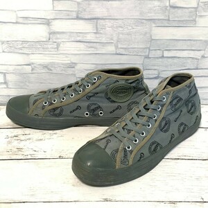 R5782bE CONVERSE Converse ARMYSHOES MID sneakers khaki × black men's 26.5cm brand print military shoes shoes 1SC045