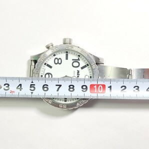 CM11LL NIXON ニクソン 腕時計 SIMPLIFY THE 51-30 51mmビッグフェイス 30気圧防水 高性能 リストウォッチ クォーツ ホワイト文字盤の画像4